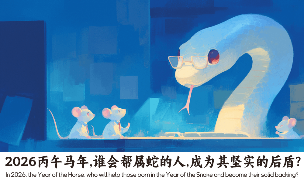 2026丙午马年，谁会帮属蛇的人，成为其坚实的后盾？
