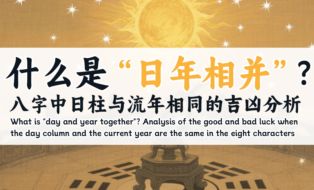 什么是“日年相并”？八字中日柱与流年相同的吉凶分析