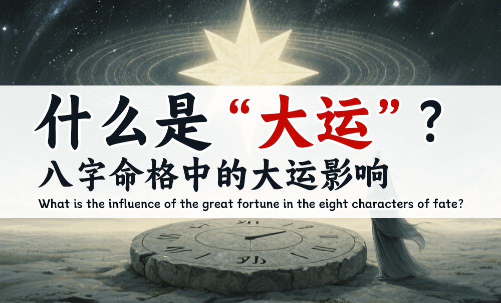什么是大运?八字命格中的大运影响