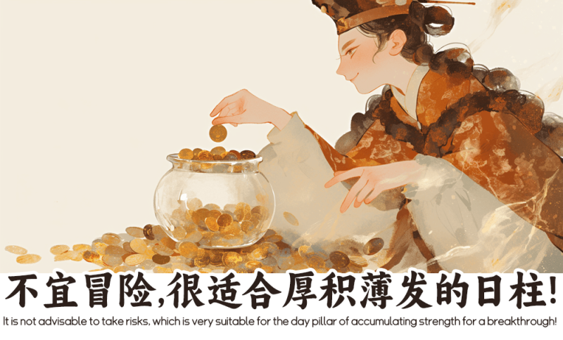 很适合厚积薄发的日柱