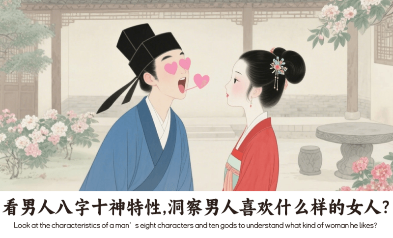 看男人八字十神特性，洞察男人喜欢什么样的女人