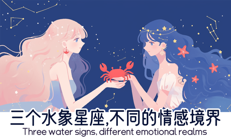 三个水象星座的情感境界    