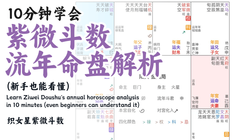 紫微斗数流年命盘解析