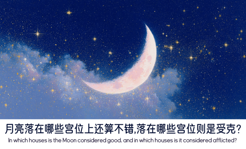 月亮落宫的位置