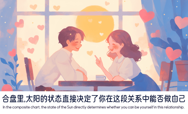 太阳的状态直接决定了你在这段关系中能否做自己