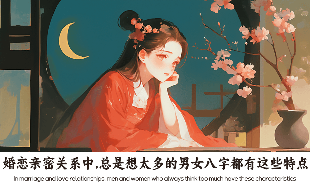 婚恋亲密关系中，总是想太多的男女八字都有这些特点