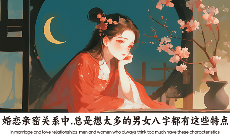 想太多的男女八字