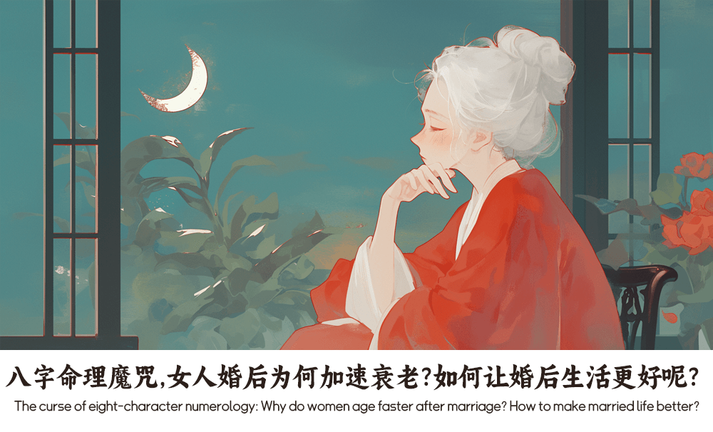 八字命理魔咒，女人婚后为何加速衰老？如何让婚后生活更好呢？