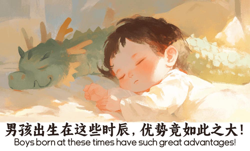 男孩出生在这些时辰，优势竟如此之大！