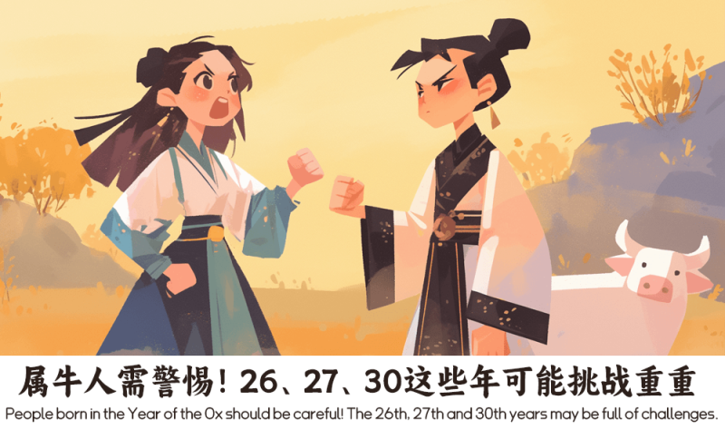 属牛人需警惕