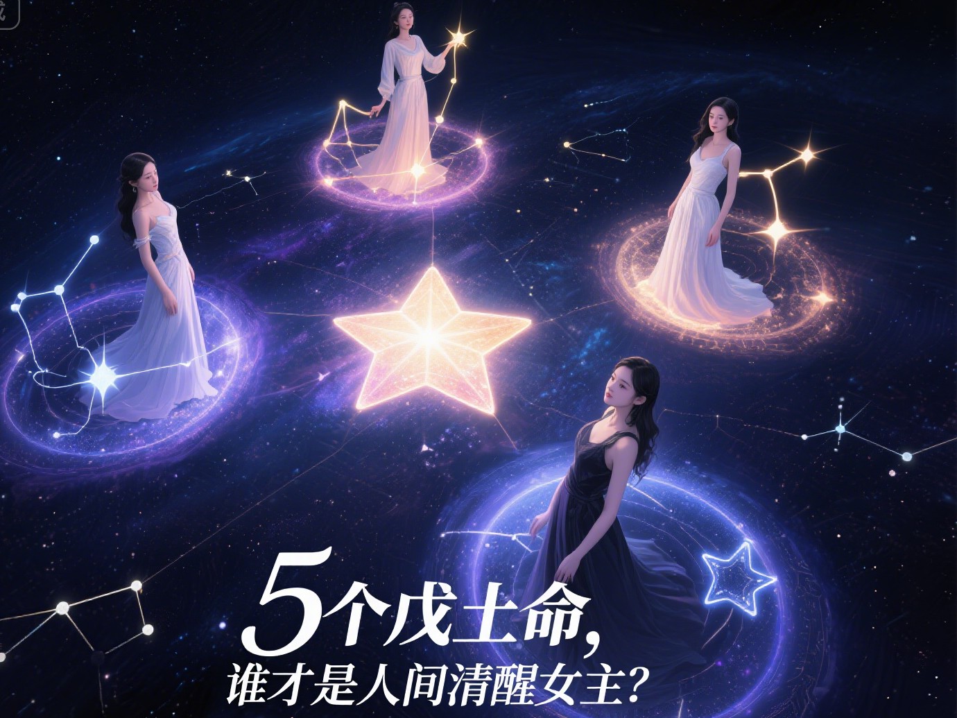 5个戊土命，谁才是妥妥的“人间清醒”大女主？