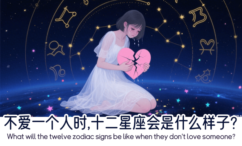 不爱一个人时十二星座的样子