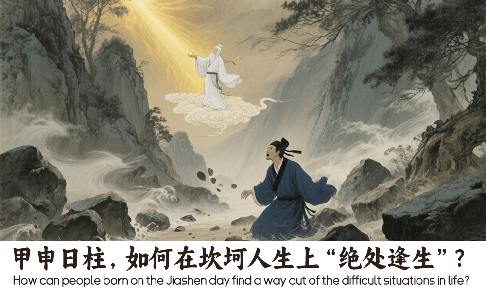 甲申日柱，如何在坎坷人生上“绝处逢生”？