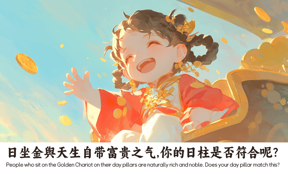 日坐金舆天生自带富贵之气，你的日柱是否符合呢？