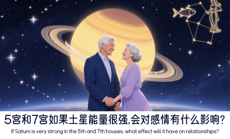 5宫和7宫如果土星能量很强