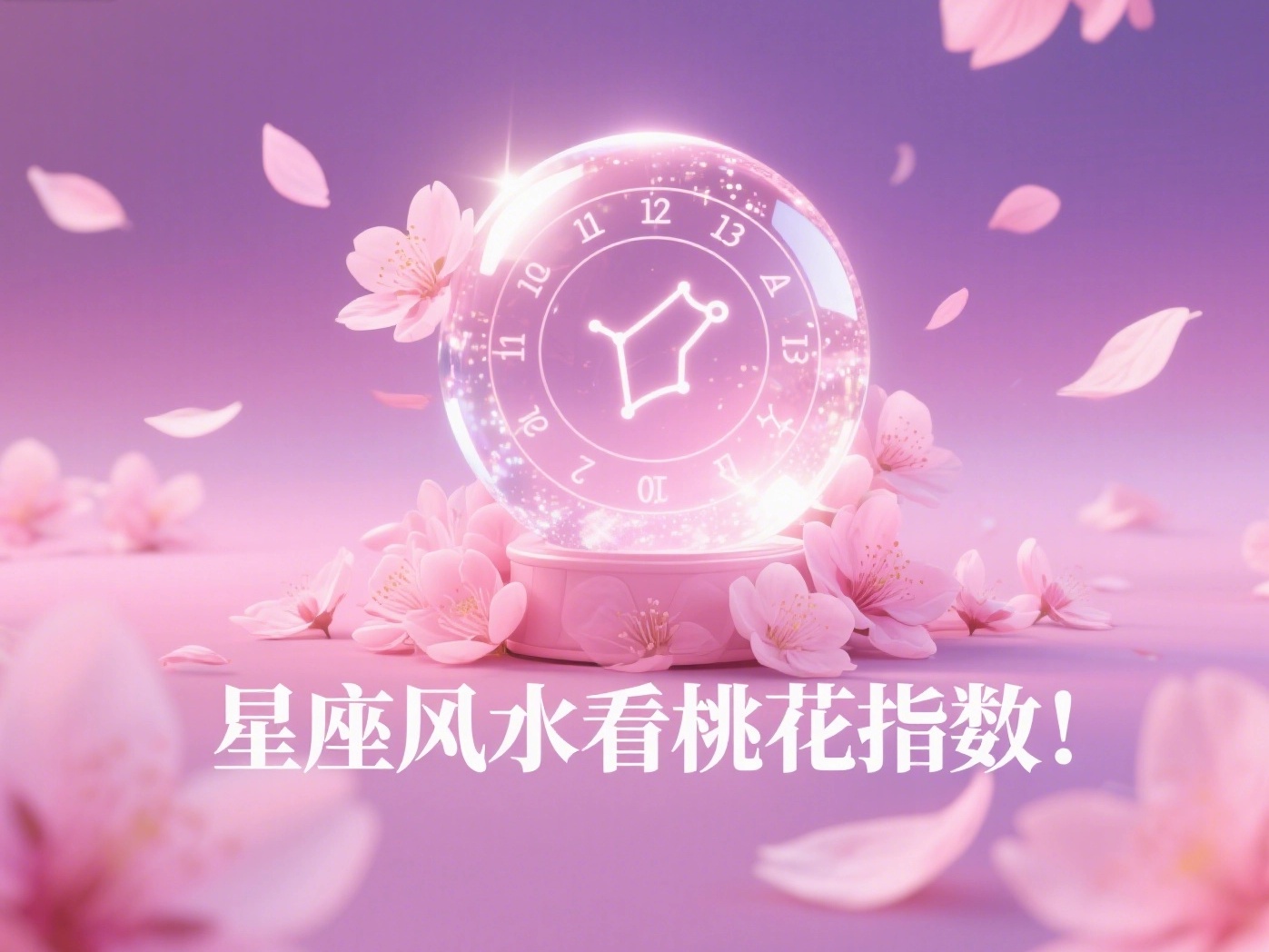 星座风水看桃花！你的“爱情锦鲤”指数有多高？