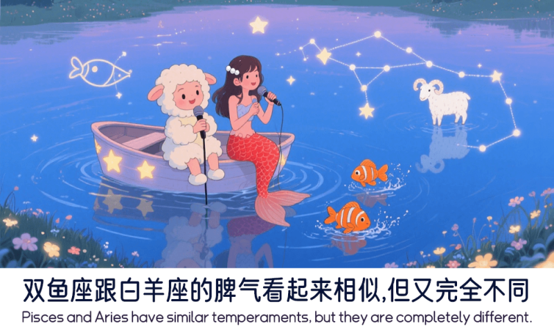 双鱼座跟白羊座的脾气