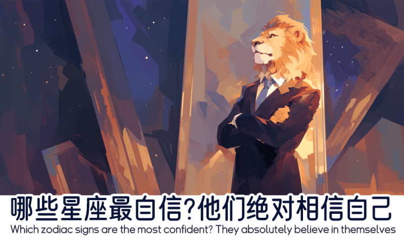 哪些星座最自信