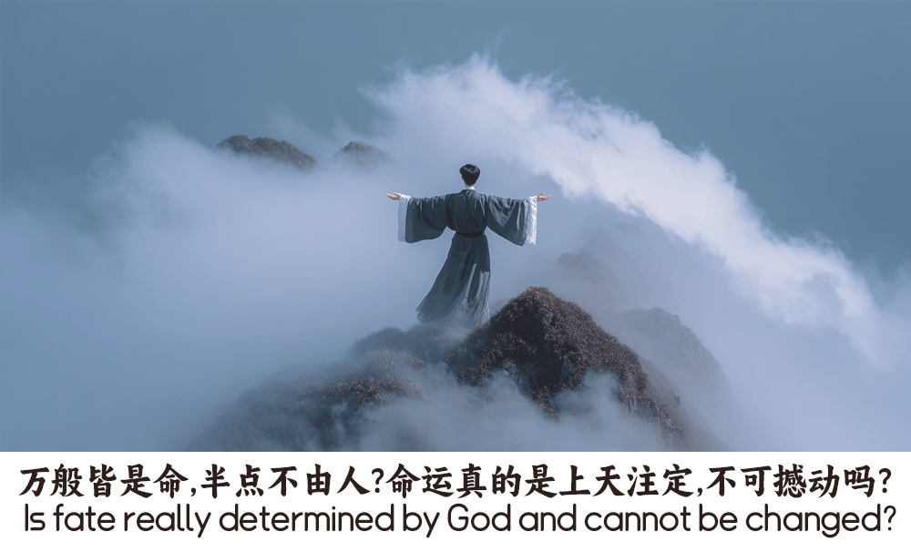 万般皆是命,半点不由人？命运真的是上天注定，不可撼动吗？
