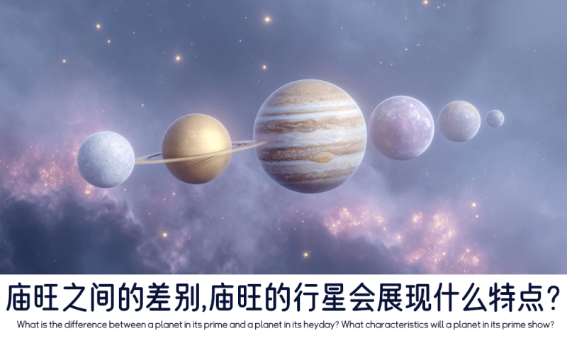 庙旺的行星会展现什么特点？