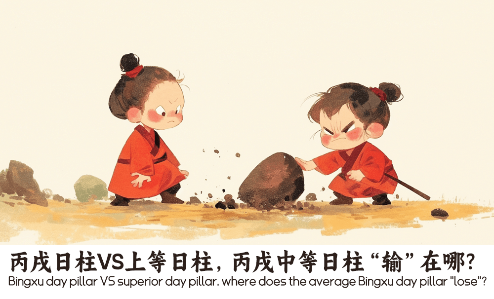 丙戌日柱VS上等日柱，丙戌中等日柱“输”在哪？