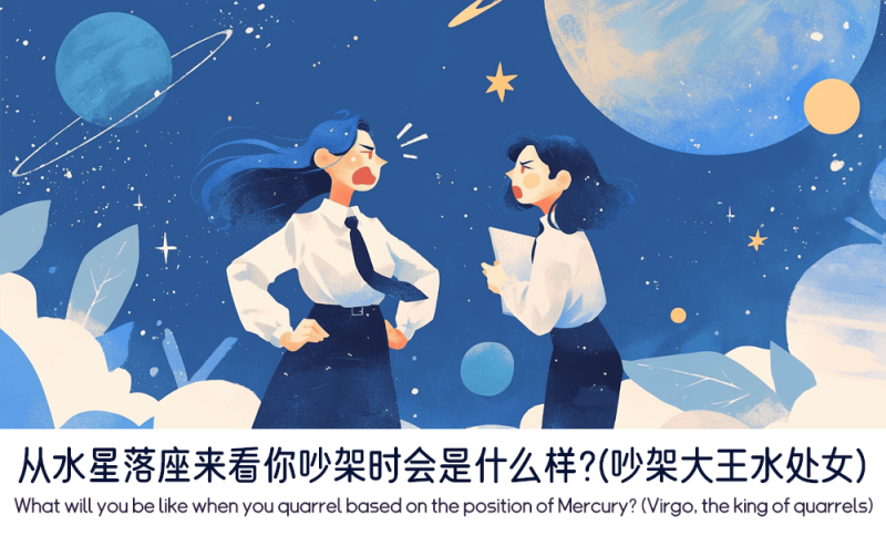 从水星落座来看你吵架时会是什么样