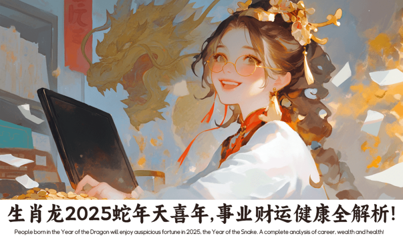 生肖龙2025蛇年天喜年