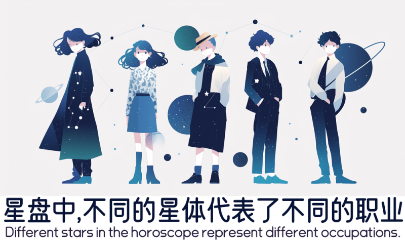 不同的星体代表了不同的职业