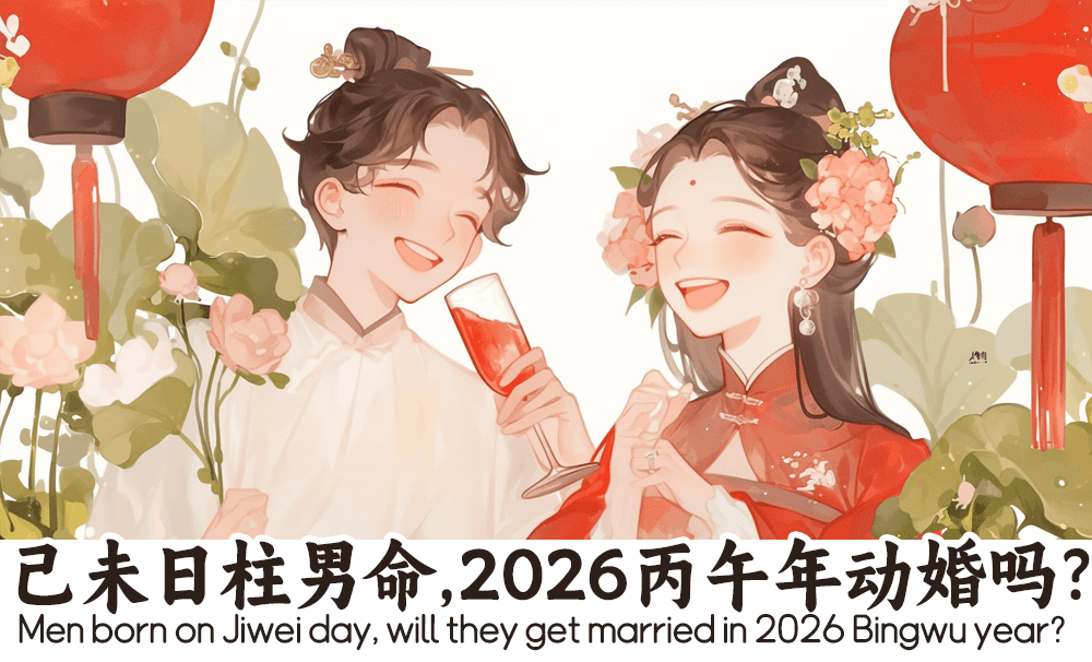 己未日柱男命，2026丙午年动婚吗?