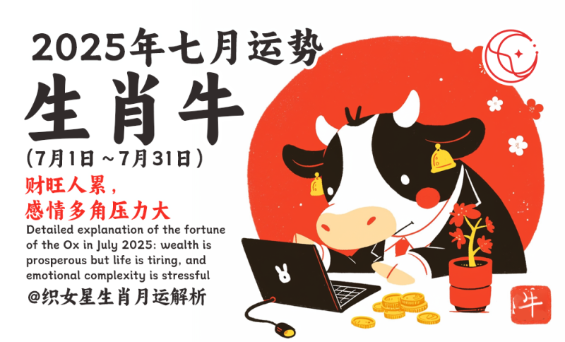 属牛2025年七月运势