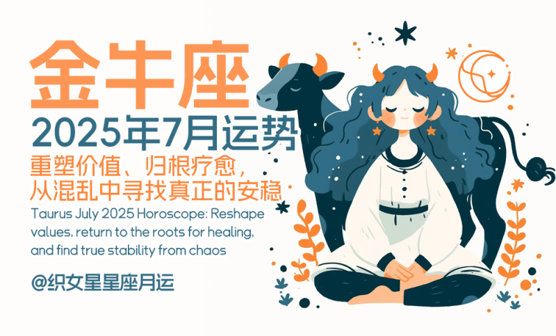 Vega金牛座2025年7月运势