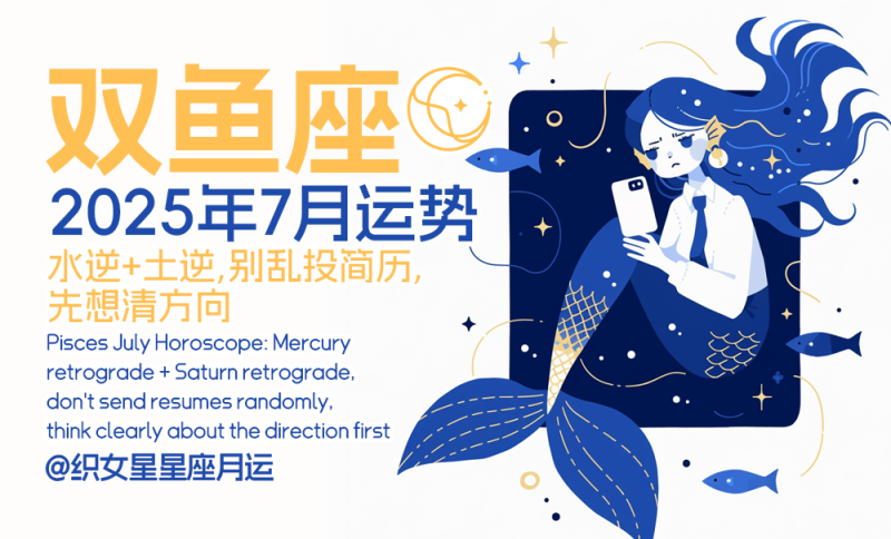 双鱼座7月运势