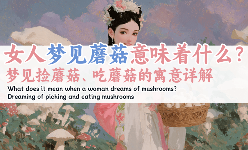 女人梦见蘑菇意味着什么