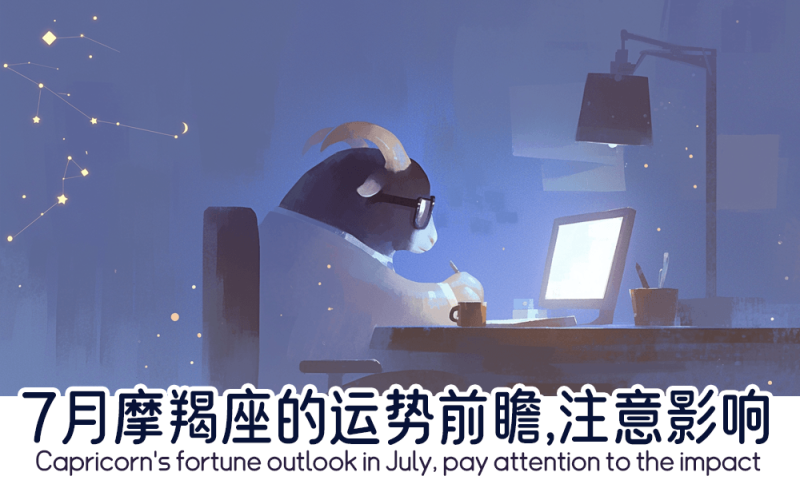 7月摩羯座的运势前瞻