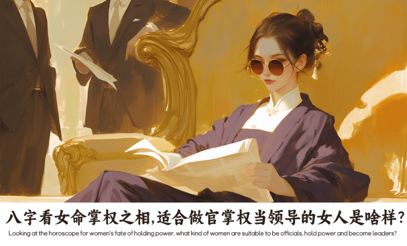 八字看女命掌权之相