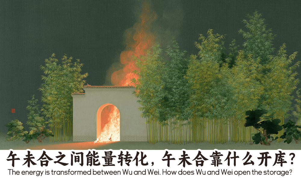 午未合之间能量转化，午未合靠什么开库？