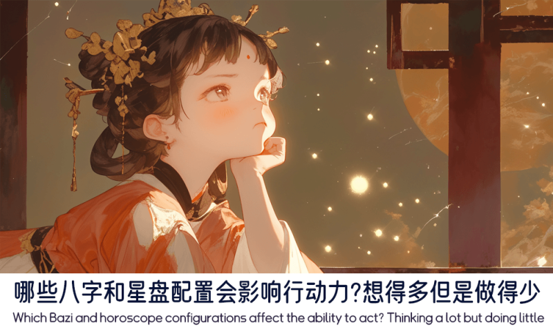 哪些八字和星盘配置会影响行动力