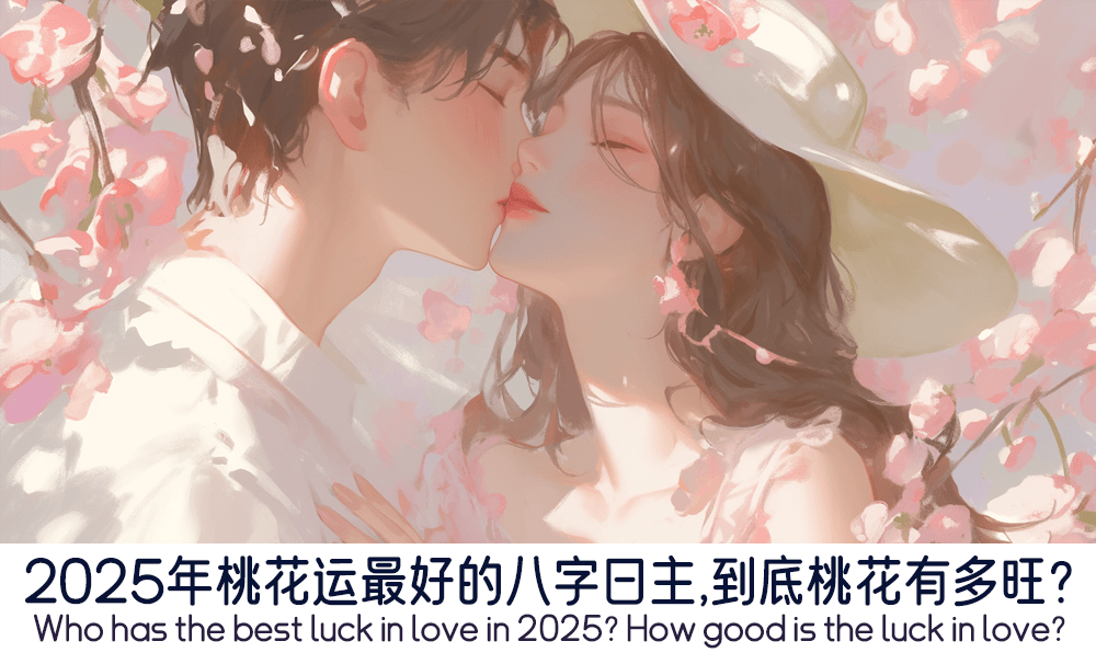 2025年桃花运最好的八字日主，到底桃花有多旺？