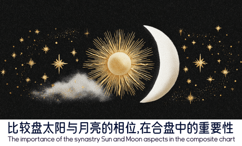 比较盘太阳与月亮的相位