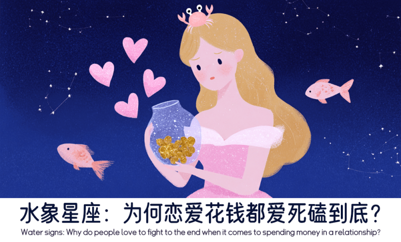 水象星座恋爱和花钱的时候