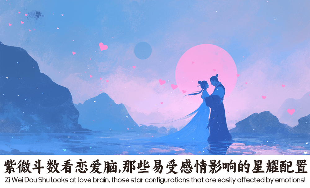 紫微斗数看恋爱脑，那些易受感情影响的星耀配置！