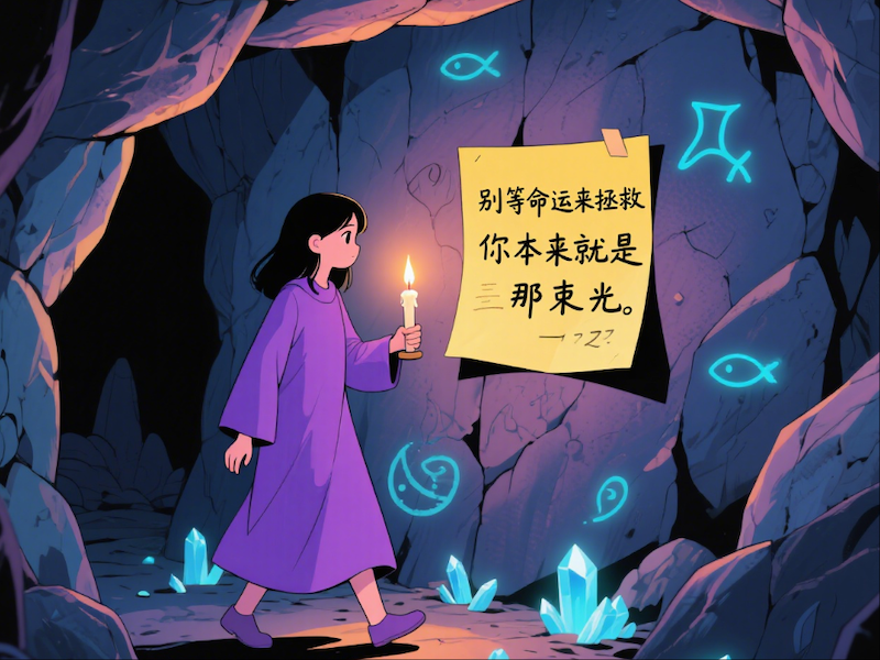 双鱼座的心灵占卜：别等命运来拯救，你本来就是那束光