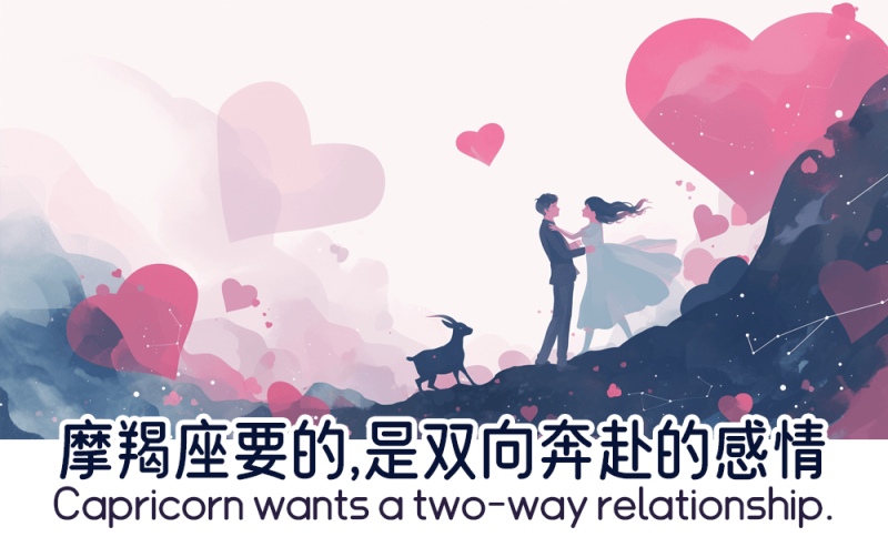 摩羯座要的是双向奔赴的感情