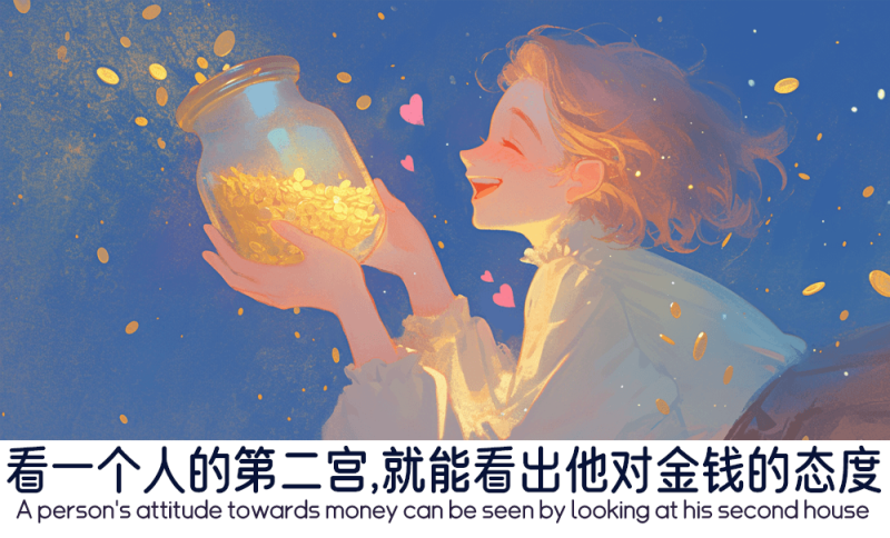 第二宫反映出一个人对金钱的态度