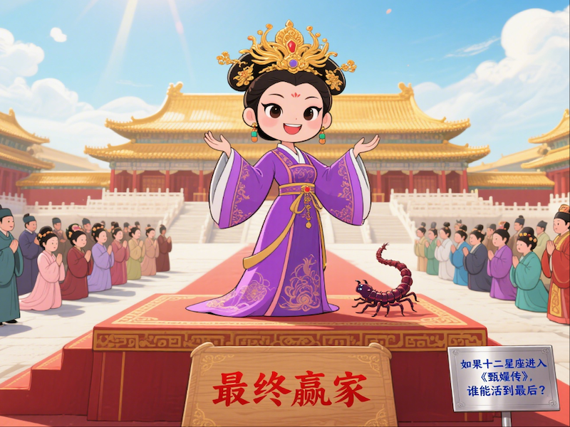 如果十二星座进入《甄嬛传》，谁能活到最后？