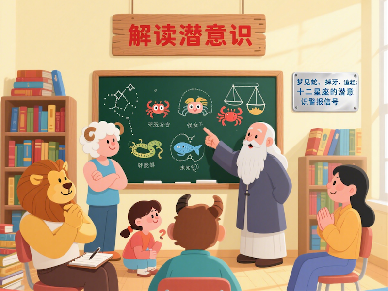 梦见蛇、掉牙、追赶：十二星座的潜意识警报信号