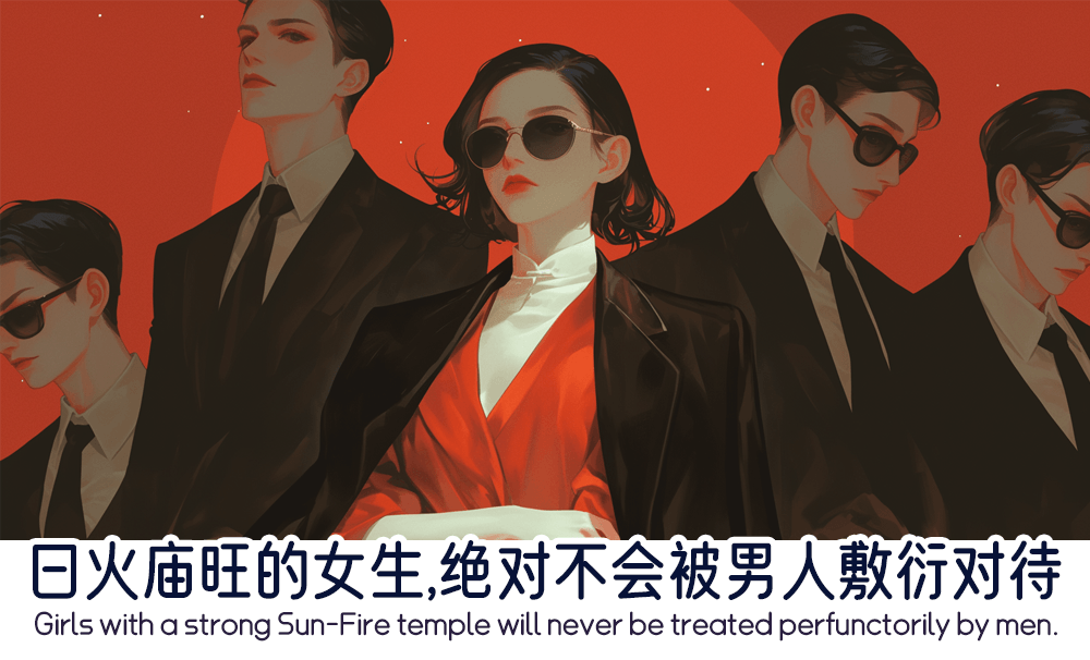 日火庙旺的女生，绝对不会被男人敷衍对待
