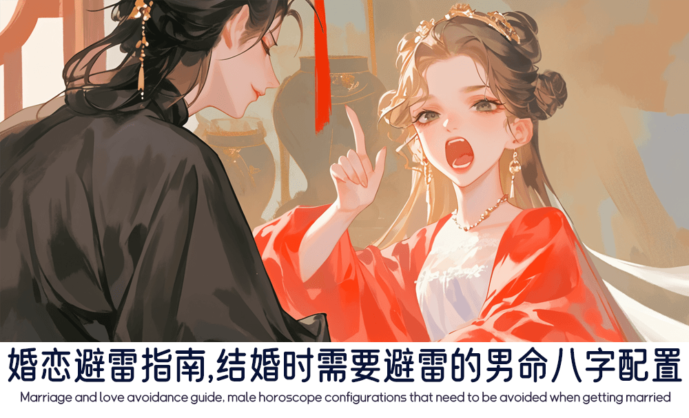 婚恋避雷指南，结婚时需要避雷的男命八字配置