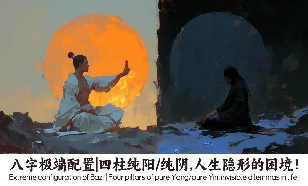 八字极端配置|四柱纯阳/纯阴，人生隐形的困境！
