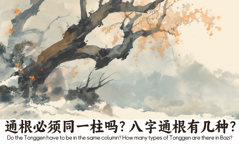 通根必须同一柱吗？八字通根有几种？